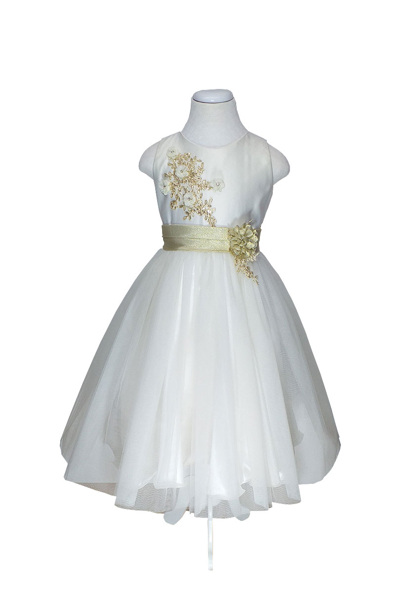 Vestido de Compromiso para Niña l Pajes, Bautizo, Primera comunión, Confirmación