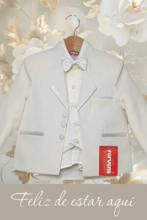 Terno Niño l Elegancia moderna y confort | Color Perla